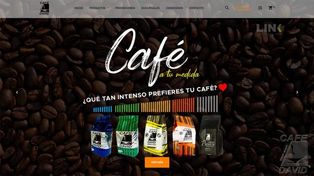 Link Sistemas Web Portal Café David